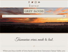 Tablet Screenshot of greysands.com.au